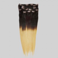 EXTENSIONES CON MECHAS CALIFORNIANAS. EXTENSIONES DE PELO NATURAL CON CLIPS. LARGO: 50 CM. PESO: 100 GR. 8 CAPAS. 